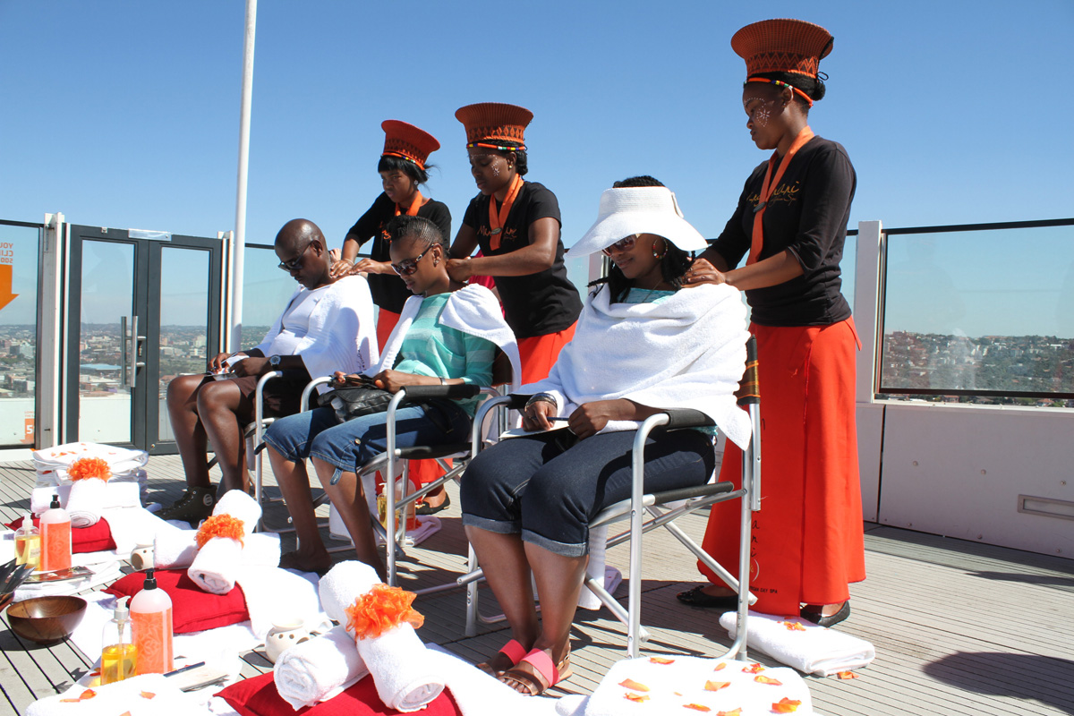 Mangwanani & Moses Mabhida Stadium present Spa in the Sky