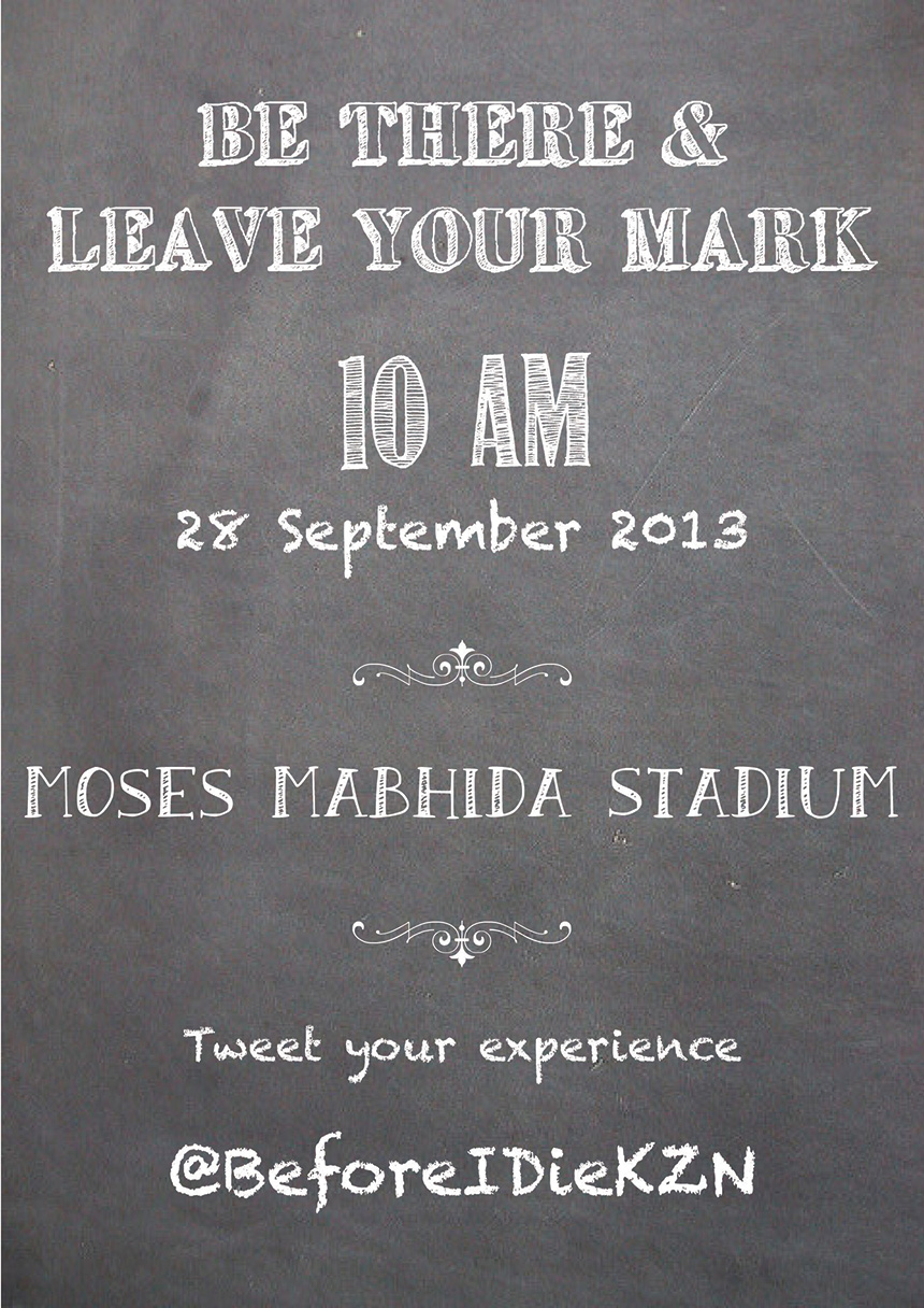 Before I Die Wall Poster