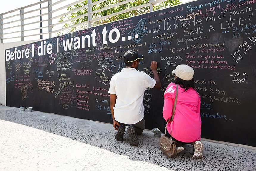 Before I Die wall Durban