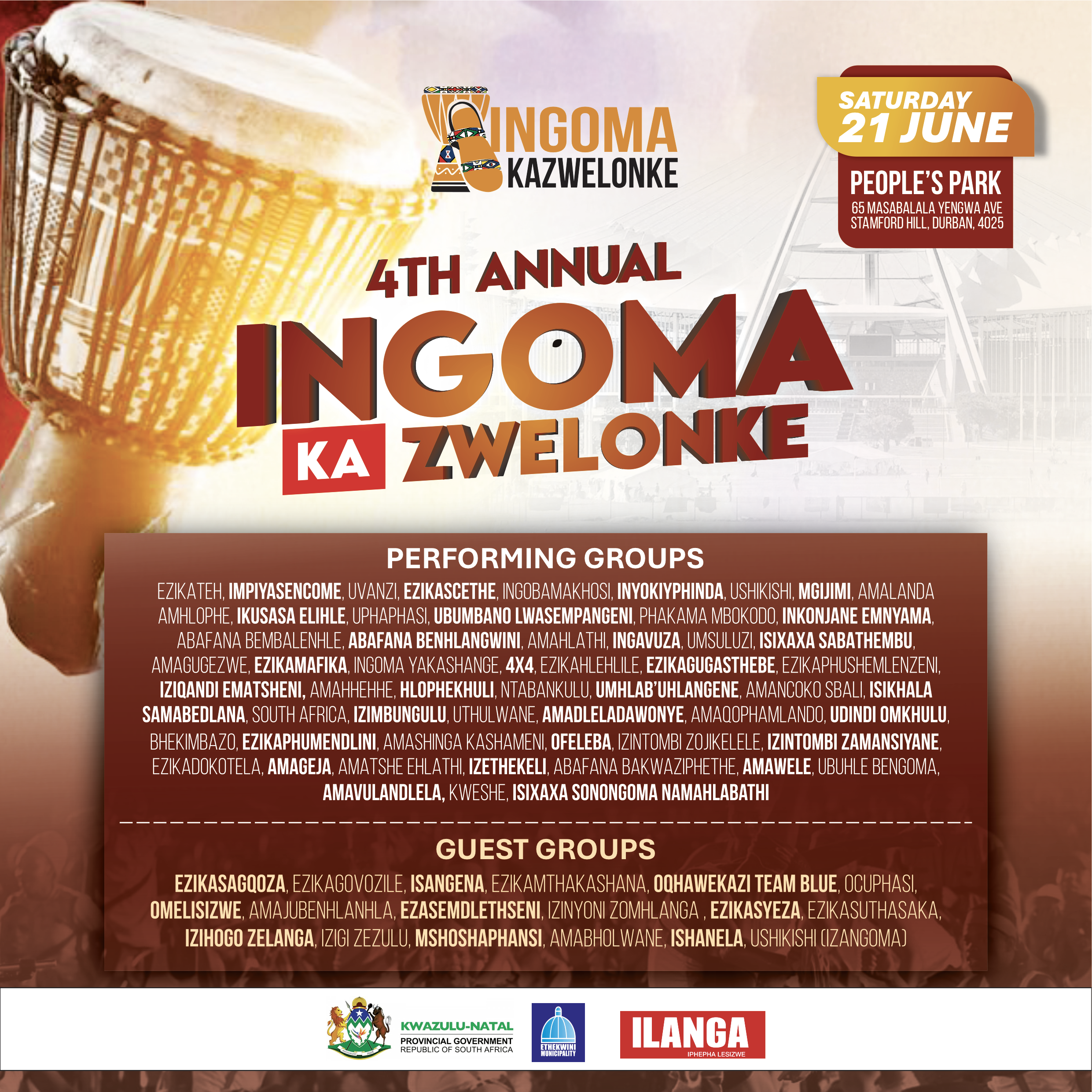 Ingoma KaZwelonke Returns to Moses Mabhida Stadium