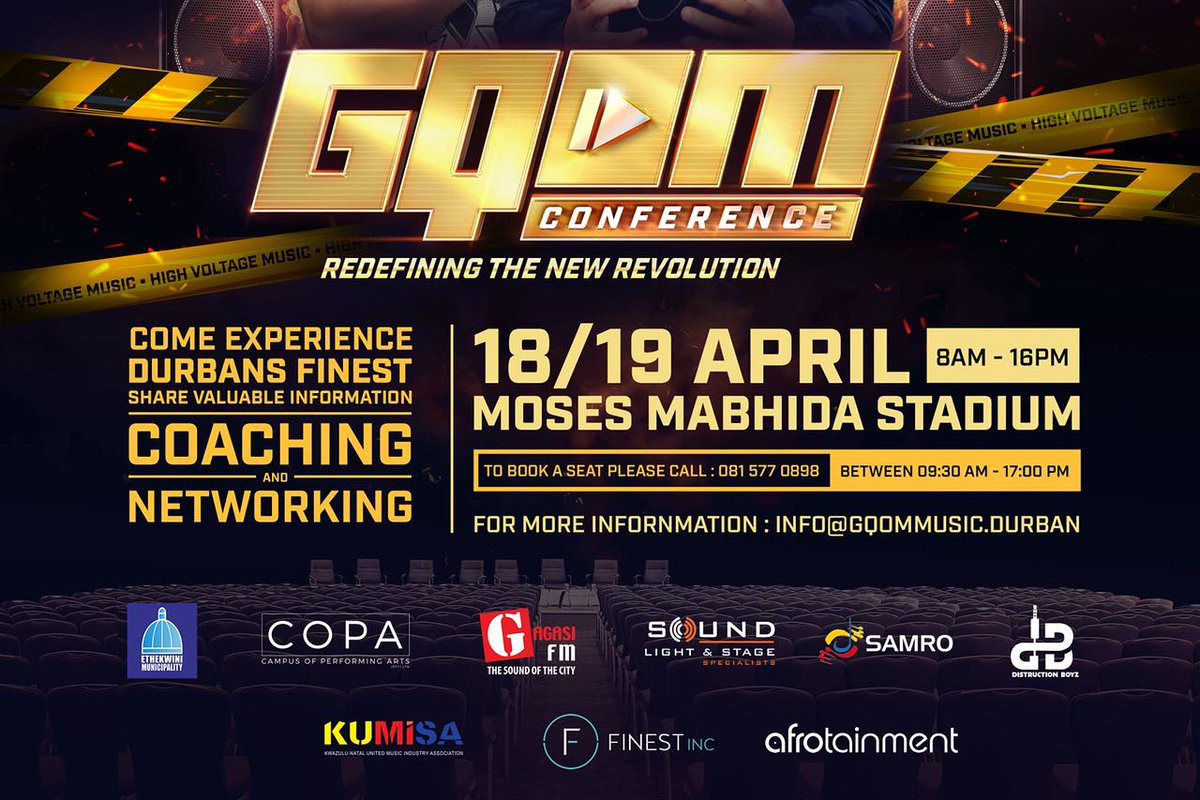 All ears on the first Gqom Conference!