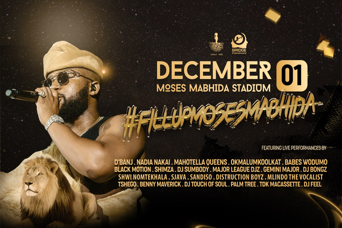 Cassper Nyovest to #FillUpMosesMabhida